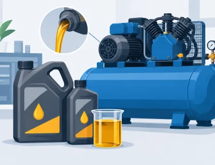 Cómo seleccionar aceite para compresor industrial