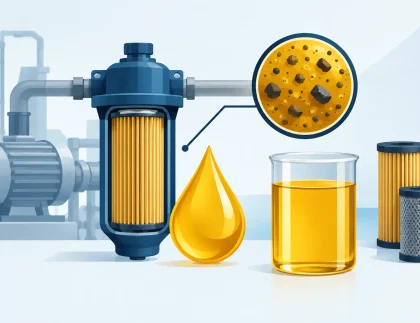 Control de contaminación en lubricantes industriales