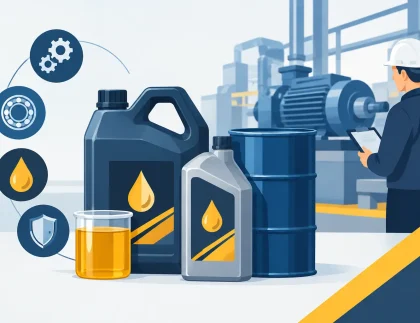 Guía para compras de lubricantes industriales