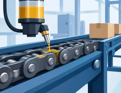 Lubricante para cadenas transportadoras industriales