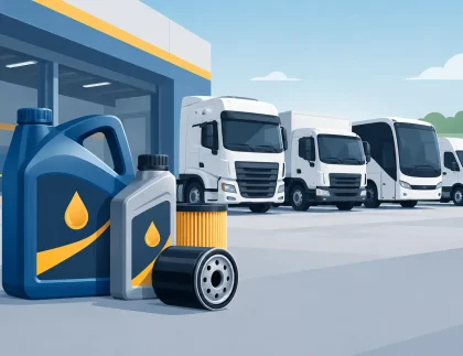 Lubricantes para mantenimiento de flotas